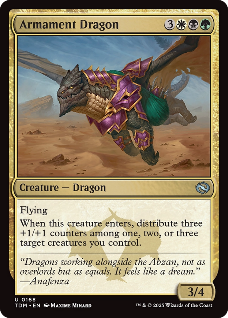 Armament Dragon [Tarkir: Dragonstorm] | Shuffle n Cut Hobbies & Games