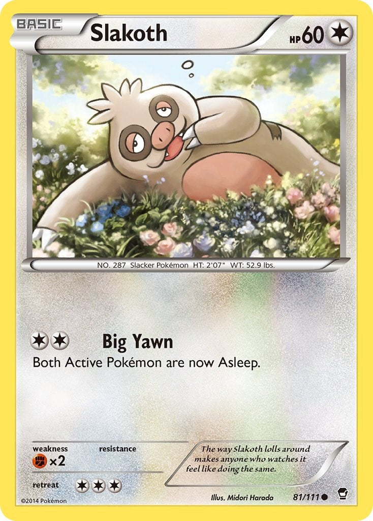 Slakoth (81/111) [XY: Furious Fists] | Shuffle n Cut Hobbies & Games
