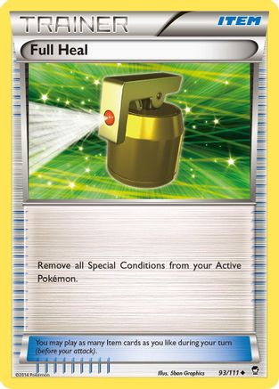 Full Heal (93/111) [XY: Furious Fists] | Shuffle n Cut Hobbies & Games
