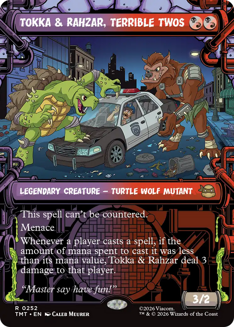 Tokka & Rahzar, Terrible Twos (Showcase) [Teenage Mutant Ninja Turtles] | Shuffle n Cut Hobbies & Games