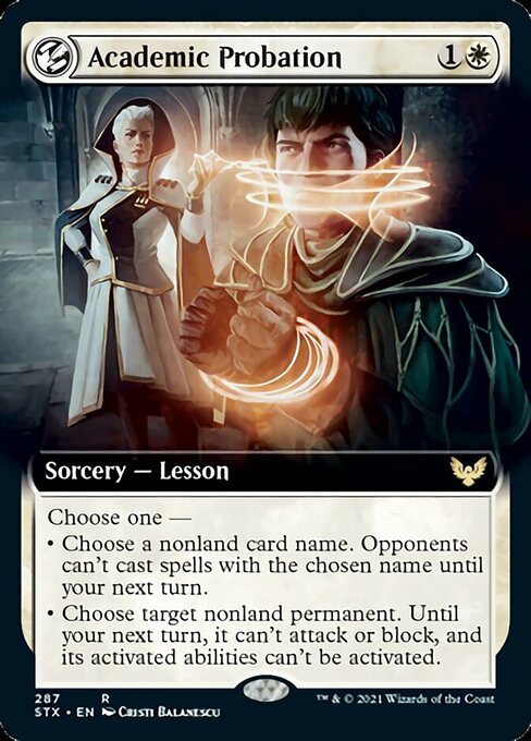 Academic Probation (Extended Art) [Strixhaven: School of Mages] | Shuffle n Cut Hobbies & Games