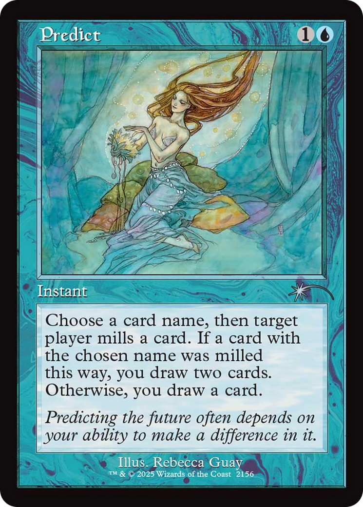 Predict (Retro Frame) [Secret Lair Drop Series] | Shuffle n Cut Hobbies & Games