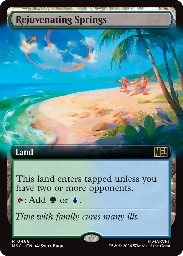 Rejuvenating Springs (Extended Art) [Marvel Super Heroes Commander] | Shuffle n Cut Hobbies & Games