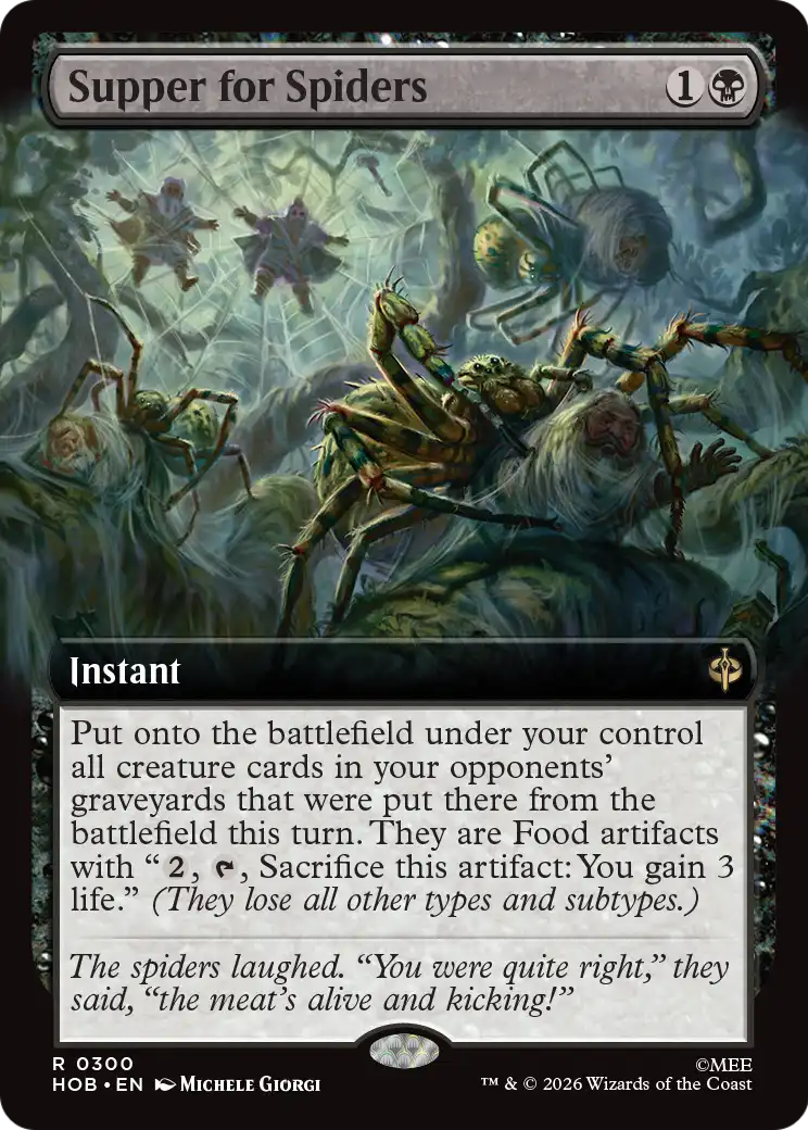 Supper for Spiders (Extended Art) [The Hobbit] | Shuffle n Cut Hobbies & Games