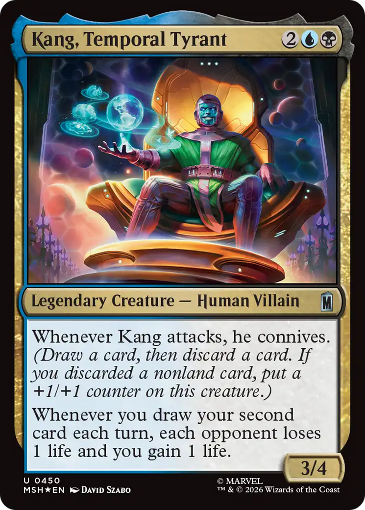 Kang, Temporal Tyrant (Surge Foil) [Marvel Super Heroes] | Shuffle n Cut Hobbies & Games