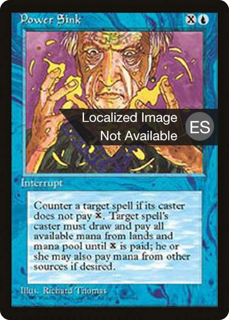 Power Sink [Fourth Edition Foreign Black Border] | Shuffle n Cut Hobbies & Games