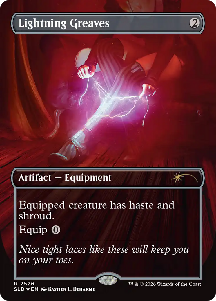 Lightning Greaves (2526) [Secret Lair Drop Series] | Shuffle n Cut Hobbies & Games