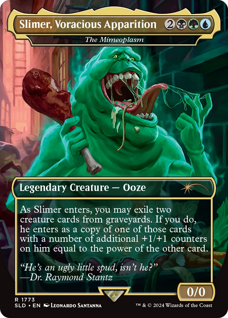 Slimer, Voracious Apparition - The Mimeoplasm [Secret Lair Drop Series] | Shuffle n Cut Hobbies & Games