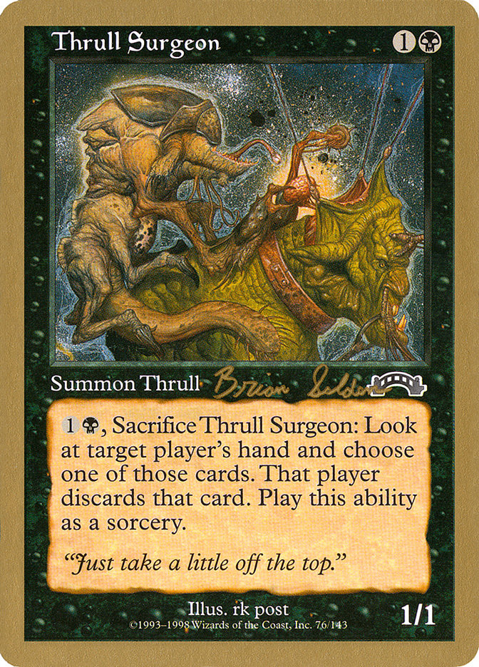Thrull Surgeon (Brian Selden) [World Championship Decks 1998] | Shuffle n Cut Hobbies & Games