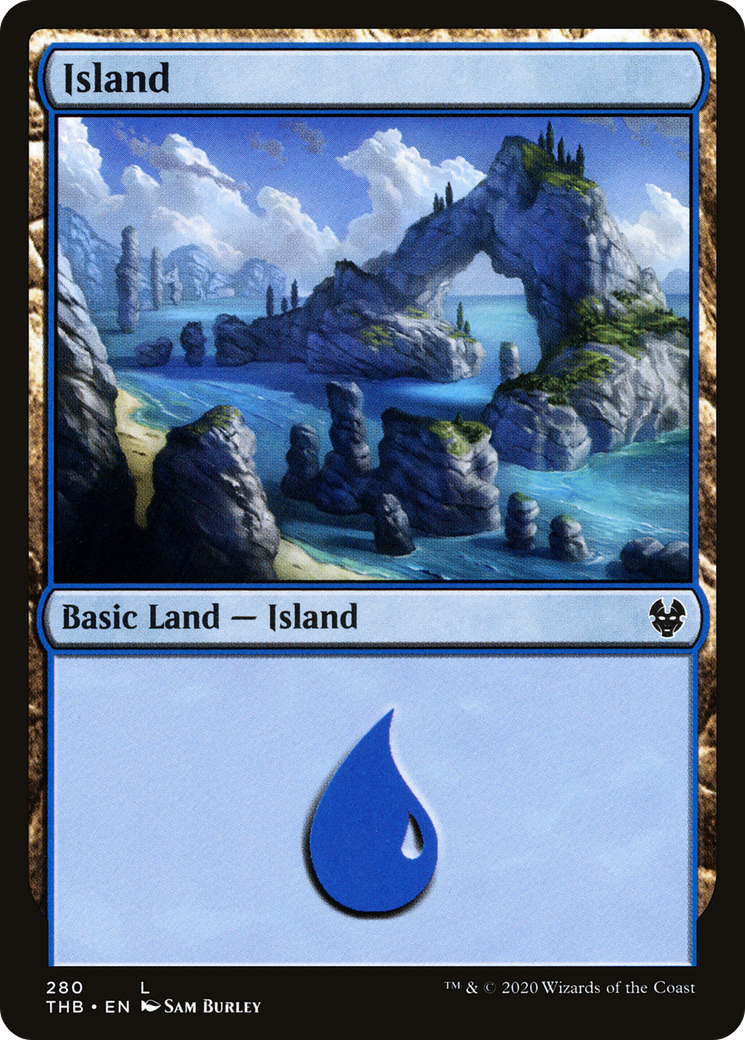 Island (280) [Theros Beyond Death] | Shuffle n Cut Hobbies & Games