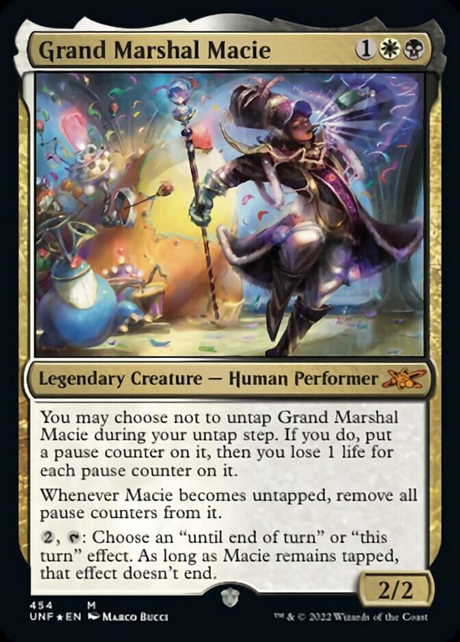 Grand Marshal Macie (Galaxy Foil) [Unfinity] | Shuffle n Cut Hobbies & Games