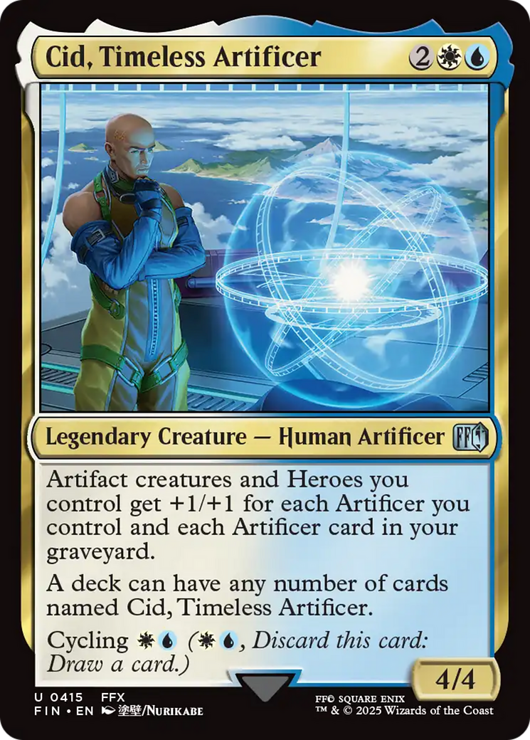 Cid, Timeless Artificer (0415) [FINAL FANTASY] | Shuffle n Cut Hobbies & Games