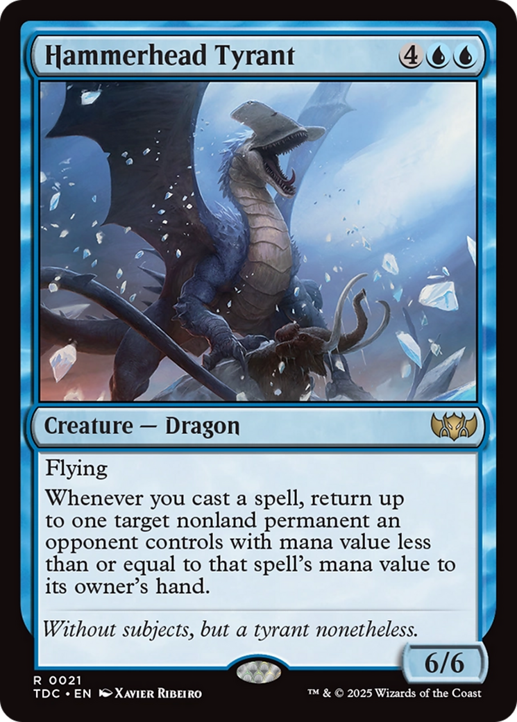 Hammerhead Tyrant [Tarkir: Dragonstorm Commander] | Shuffle n Cut Hobbies & Games