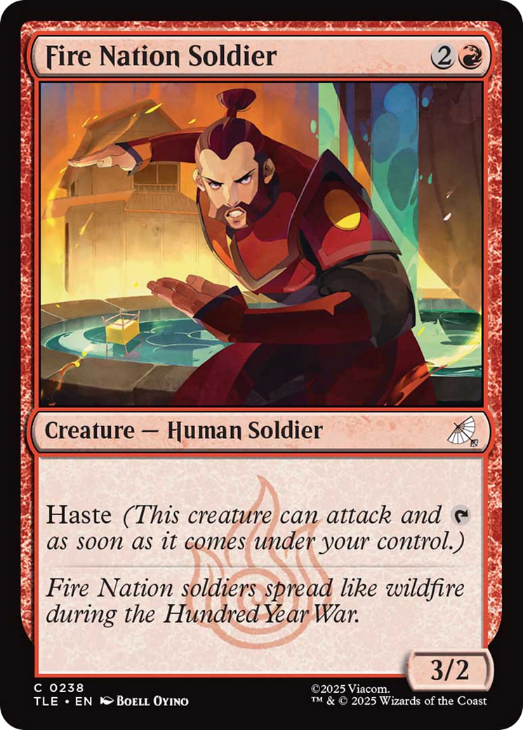 Fire Nation Soldier [Avatar: The Last Airbender: Eternal-Legal] | Shuffle n Cut Hobbies & Games