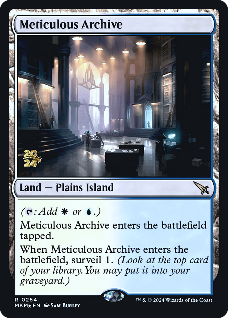 Meticulous Archive [Murders at Karlov Manor Prerelease Promos] | Shuffle n Cut Hobbies & Games