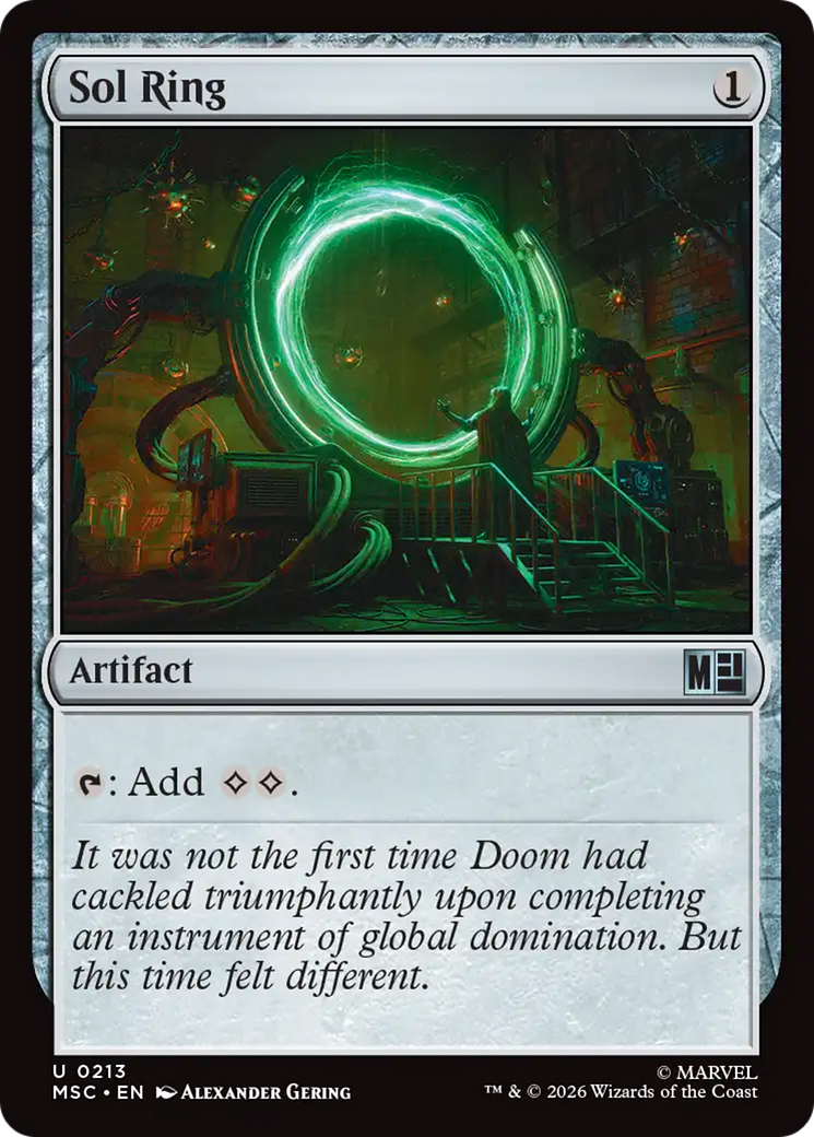 Sol Ring (0213) [Marvel Super Heroes Commander] | Shuffle n Cut Hobbies & Games
