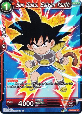 Son Goku, Saiyan Youth (BT11-008) [Vermilion Bloodline 2nd Edition] | Shuffle n Cut Hobbies & Games