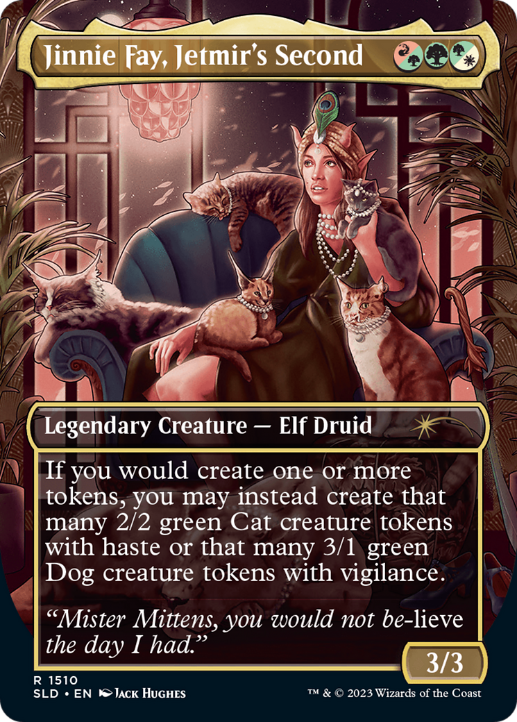 Jinnie Fay, Jetmir's Second // Jinnie Fay, Jetmir's Second [Secret Lair Commander Deck: Raining Cats and Dogs] | Shuffle n Cut Hobbies & Games