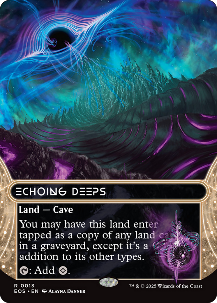 Echoing Deeps (0013) (Borderless) [Edge of Eternities: Stellar Sights] | Shuffle n Cut Hobbies & Games