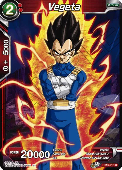 Vegeta (BT16-013) (BT16-013) [Realm of the Gods] | Shuffle n Cut Hobbies & Games