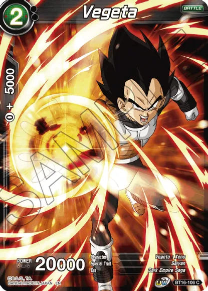 Vegeta (BT16-106) (BT16-106) [Realm of the Gods] | Shuffle n Cut Hobbies & Games