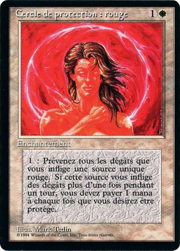 Circle of Protection: Red [Foreign Black Border] | Shuffle n Cut Hobbies & Games