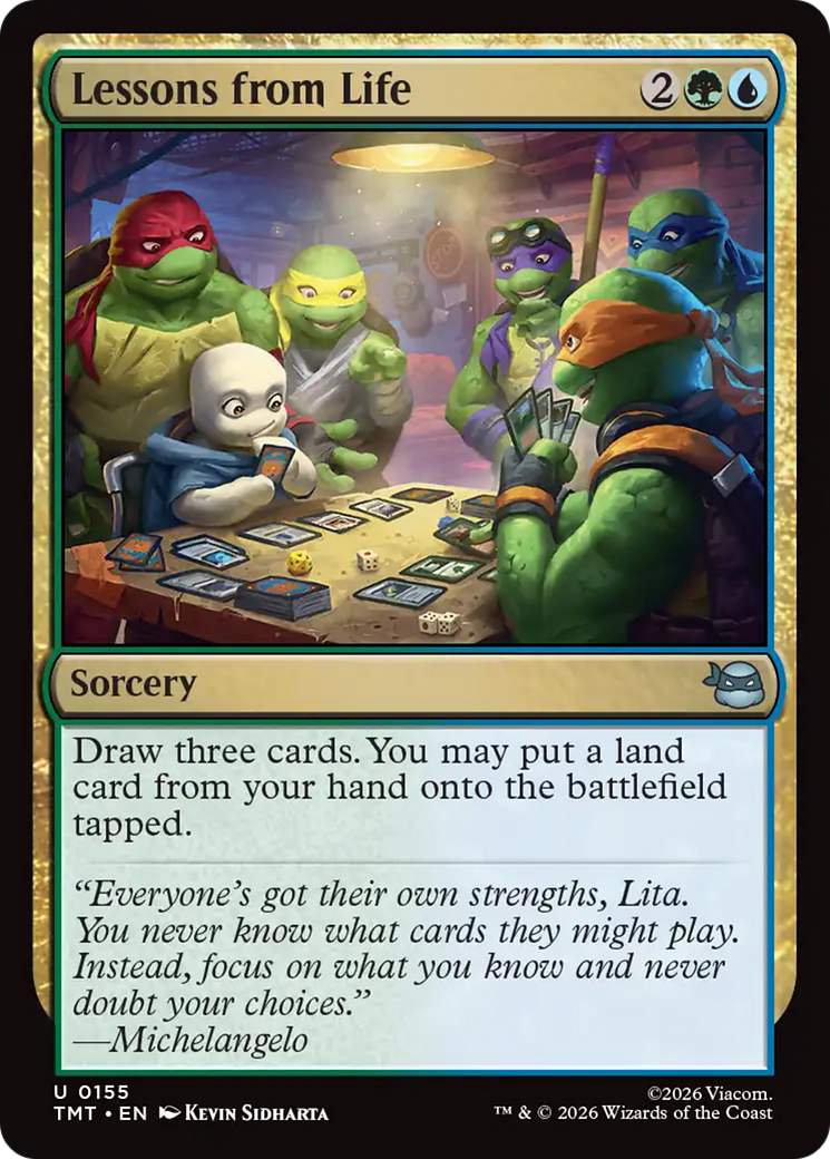 Lessons from Life [Teenage Mutant Ninja Turtles] | Shuffle n Cut Hobbies & Games