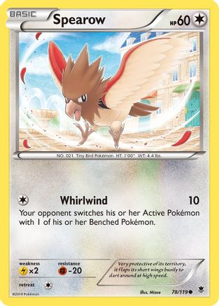 Spearow (78/119) [XY: Phantom Forces] | Shuffle n Cut Hobbies & Games