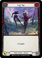Leg Tap (Red) [U-WTR101] (Welcome to Rathe Unlimited)  Unlimited Rainbow Foil | Shuffle n Cut Hobbies & Games