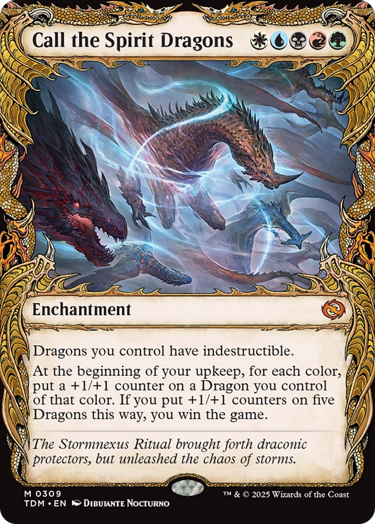 Call the Spirit Dragons (Showcase) [Tarkir: Dragonstorm] | Shuffle n Cut Hobbies & Games