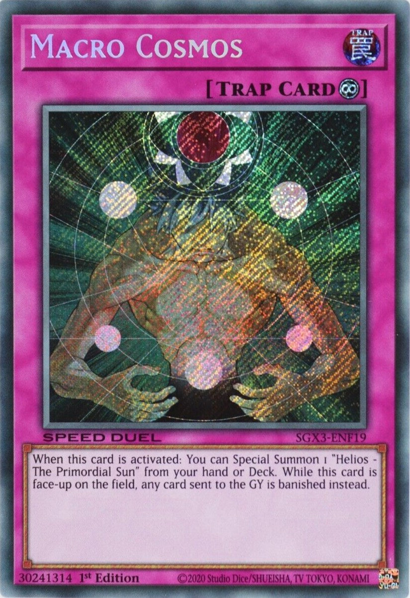 Macro Cosmos [SGX3-ENF19] Secret Rare | Shuffle n Cut Hobbies & Games
