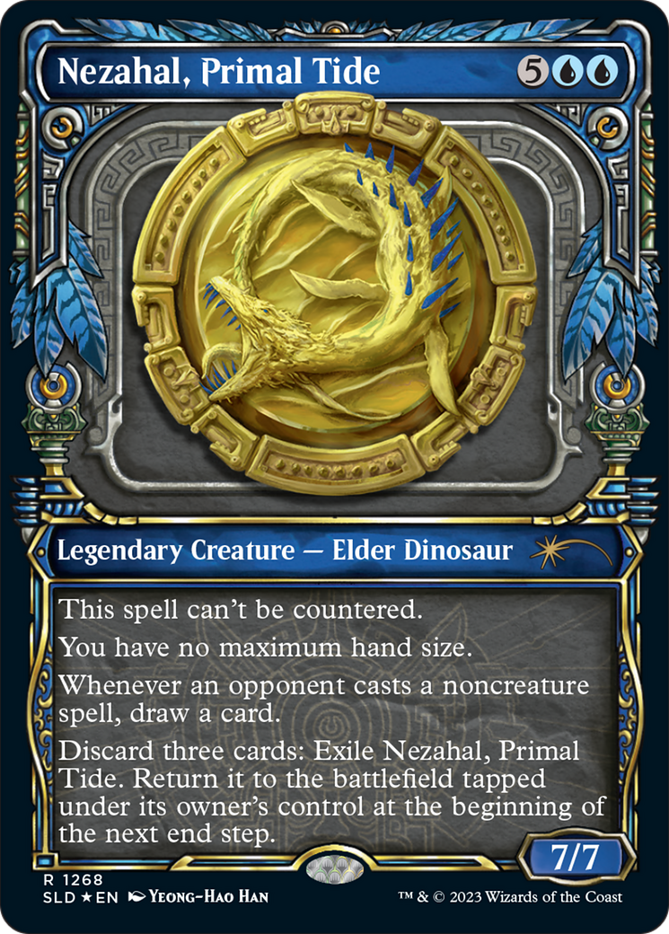 Nezahal, Primal Tide (Halo Foil) [Secret Lair Drop Series] | Shuffle n Cut Hobbies & Games