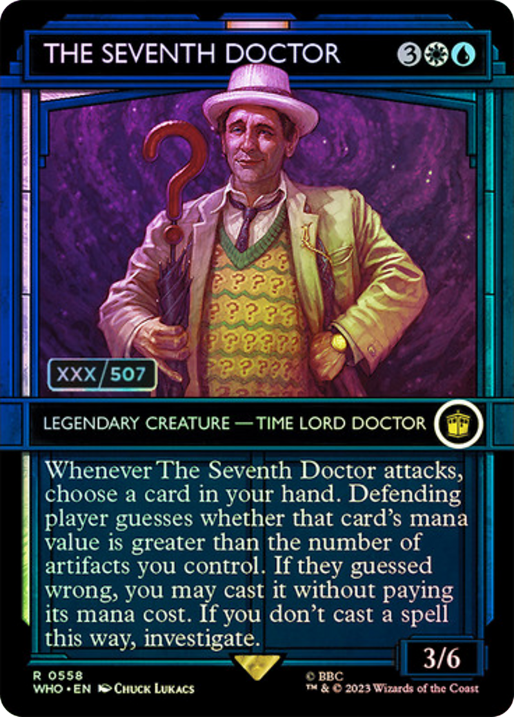 The Seventh Doctor (Serial Numbered-071/507) [Doctor Who] | Shuffle n Cut Hobbies & Games