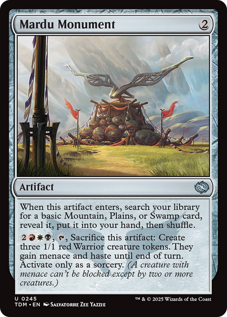 Mardu Monument [Tarkir: Dragonstorm] | Shuffle n Cut Hobbies & Games