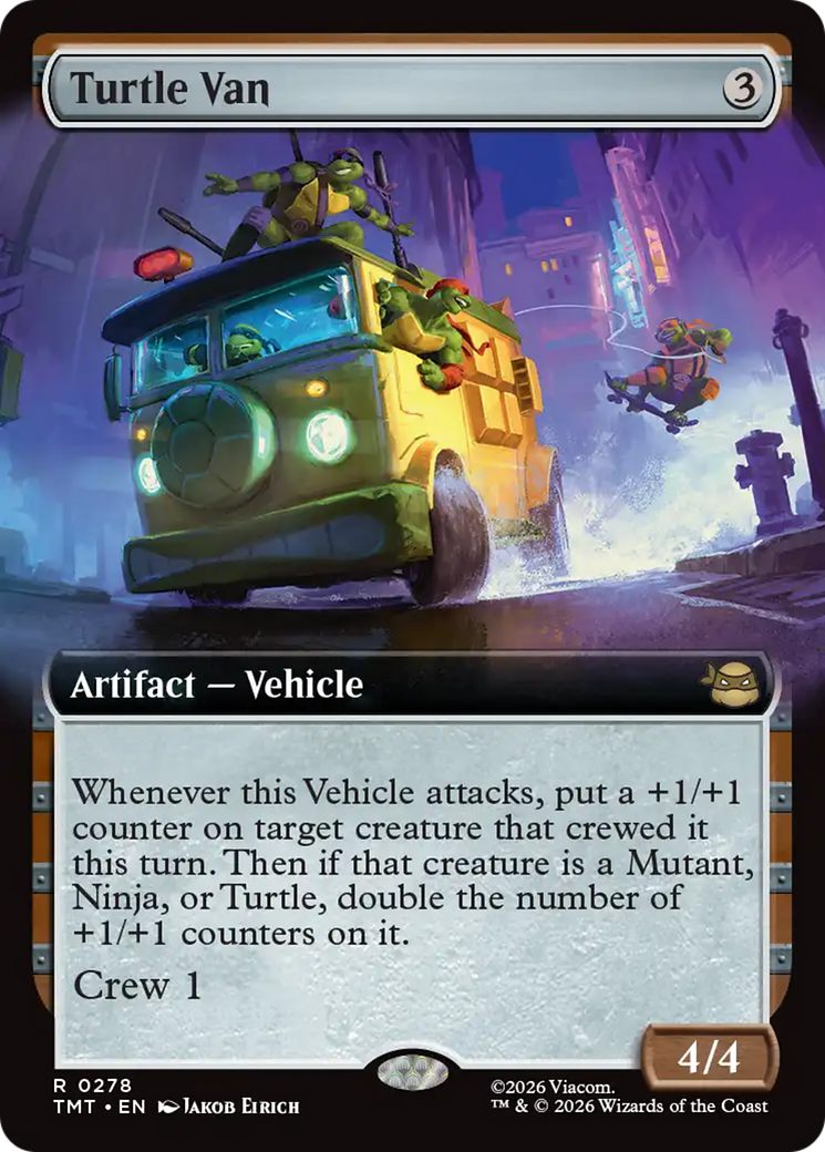 Turtle Van (Extended Art) [Teenage Mutant Ninja Turtles] | Shuffle n Cut Hobbies & Games