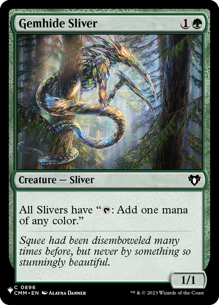 Gemhide Sliver (CMM) [The List] | Shuffle n Cut Hobbies & Games