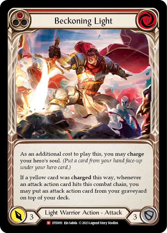 Beckoning Light [DTD051] (Dusk Till Dawn)  Rainbow Foil | Shuffle n Cut Hobbies & Games