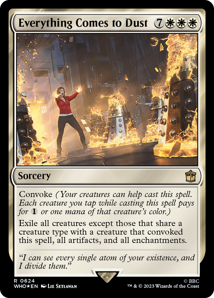 Everything Comes to Dust (Surge Foil) [Doctor Who] | Shuffle n Cut Hobbies & Games