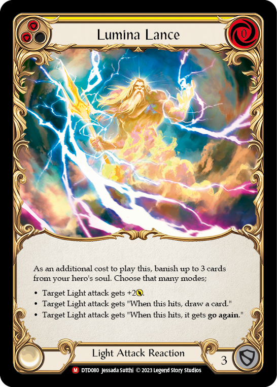 Lumina Lance [DTD080] (Dusk Till Dawn)  Rainbow Foil | Shuffle n Cut Hobbies & Games
