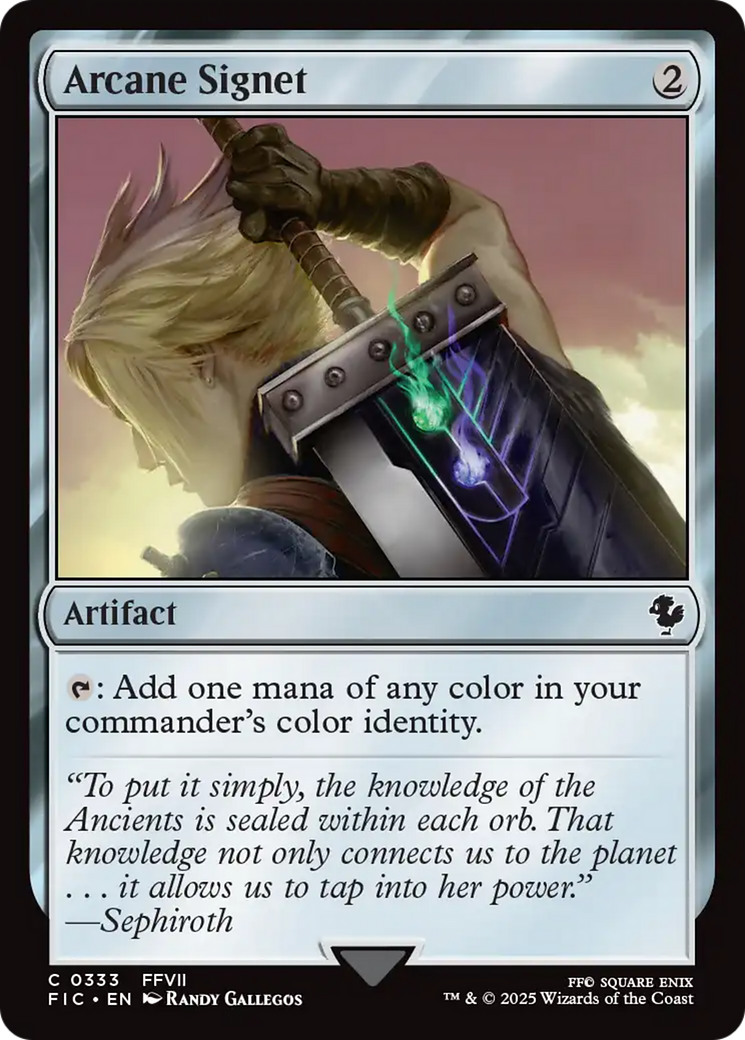 Arcane Signet (0333) [FINAL FANTASY Commander] | Shuffle n Cut Hobbies & Games