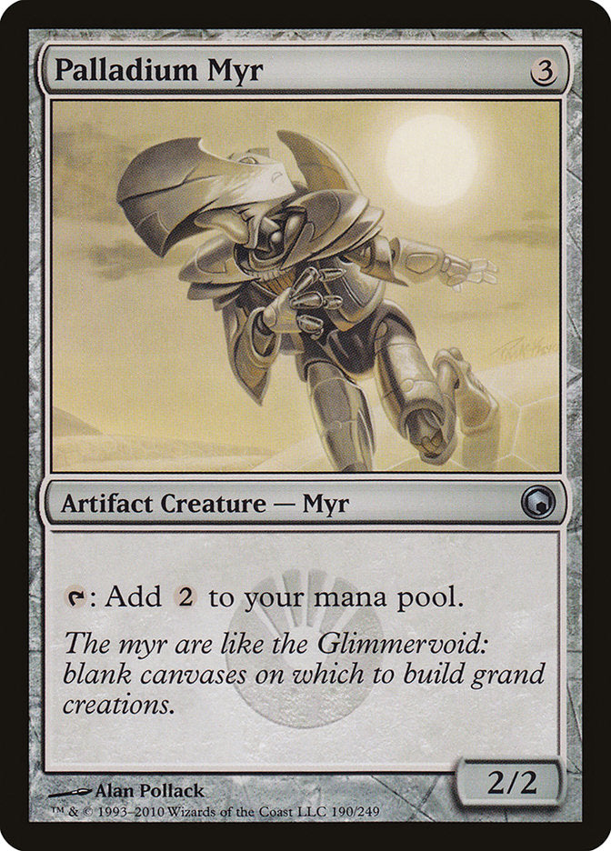 Palladium Myr [Scars of Mirrodin] | Shuffle n Cut Hobbies & Games