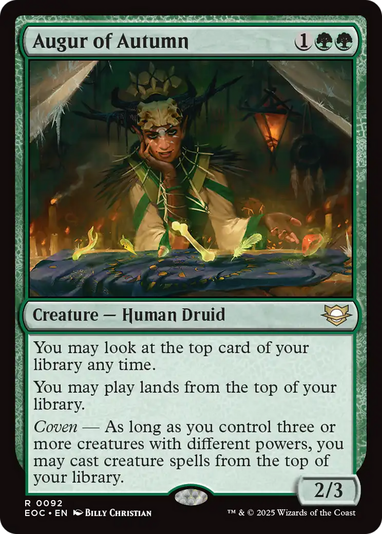 Augur of Autumn [Edge of Eternities Commander] | Shuffle n Cut Hobbies & Games