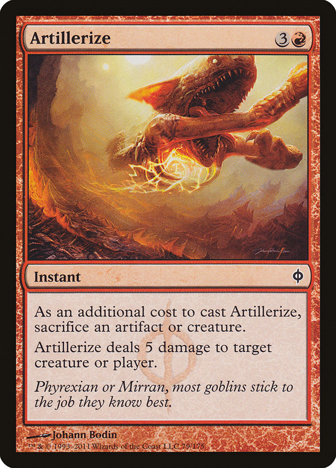 Artillerize [New Phyrexia] | Shuffle n Cut Hobbies & Games