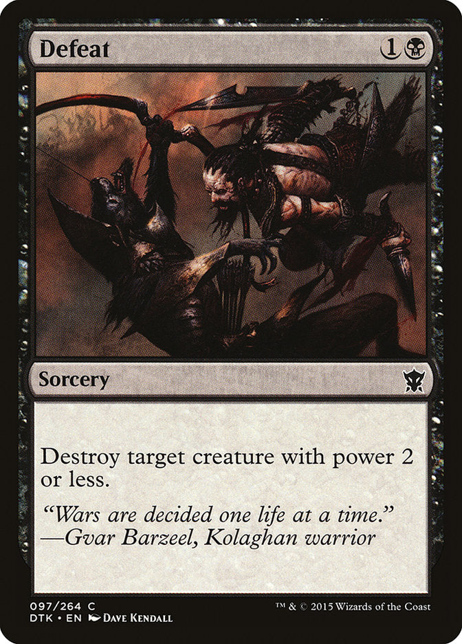 Defeat [Dragons of Tarkir] | Shuffle n Cut Hobbies & Games