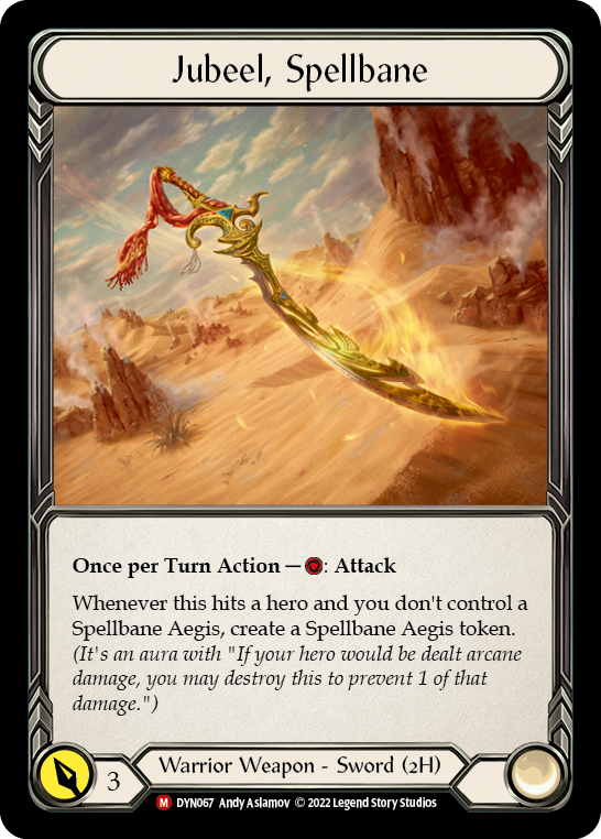 Jubeel, Spellbane [DYN067] (Dynasty)  Rainbow Foil | Shuffle n Cut Hobbies & Games