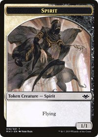 Spirit // Golem Double-Sided Token [Modern Horizons Tokens] | Shuffle n Cut Hobbies & Games