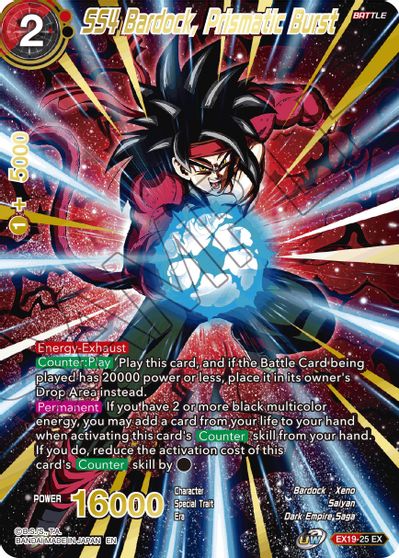 SS4 Bardock, Prismatic Burst (EX19-25) [Special Anniversary Set 2021] | Shuffle n Cut Hobbies & Games
