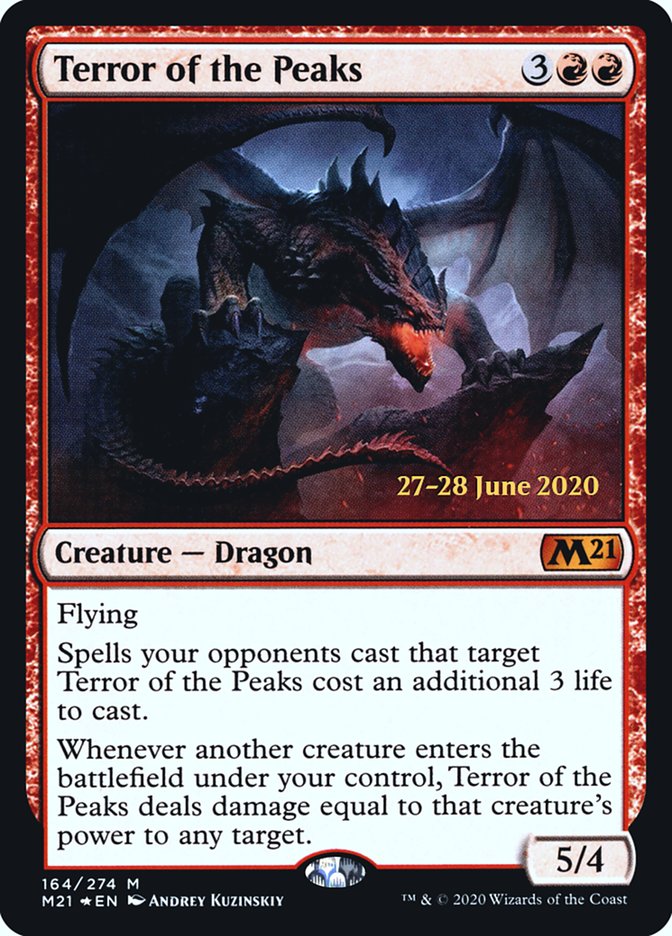 Terror of the Peaks [Core Set 2021 Prerelease Promos] | Shuffle n Cut Hobbies & Games