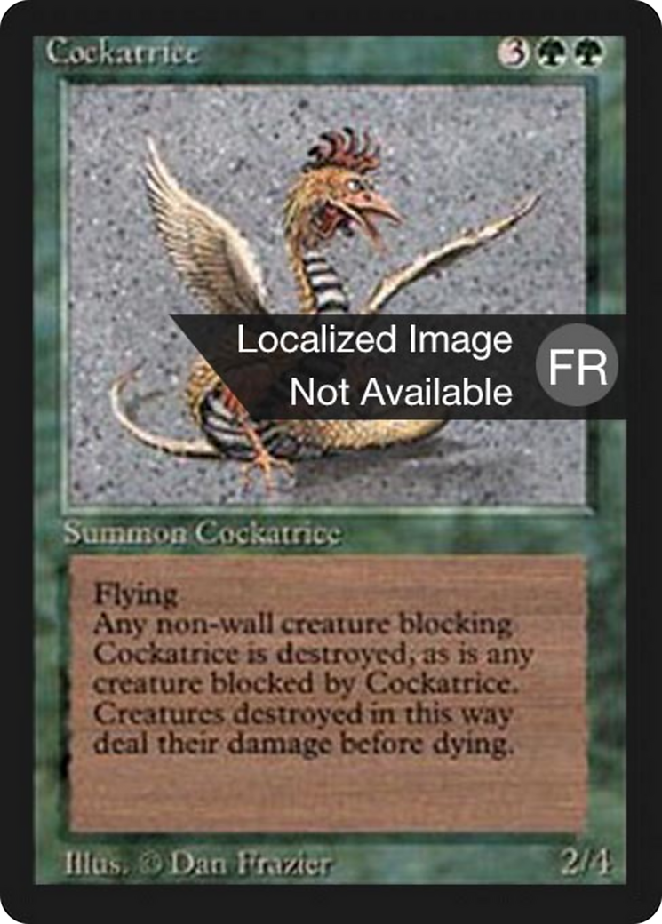 Cockatrice [Foreign Black Border] | Shuffle n Cut Hobbies & Games