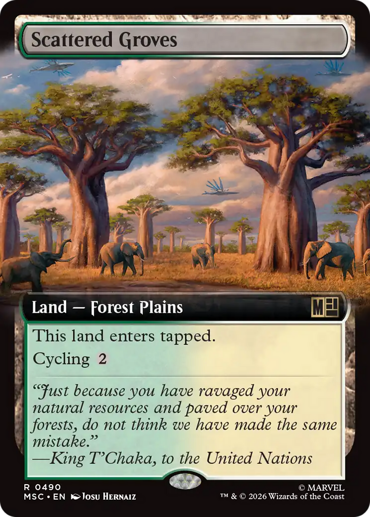 Scattered Groves (Extended Art) [Marvel Super Heroes Commander] | Shuffle n Cut Hobbies & Games